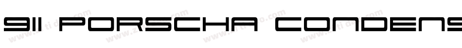 911 Porscha Condensed字体转换
